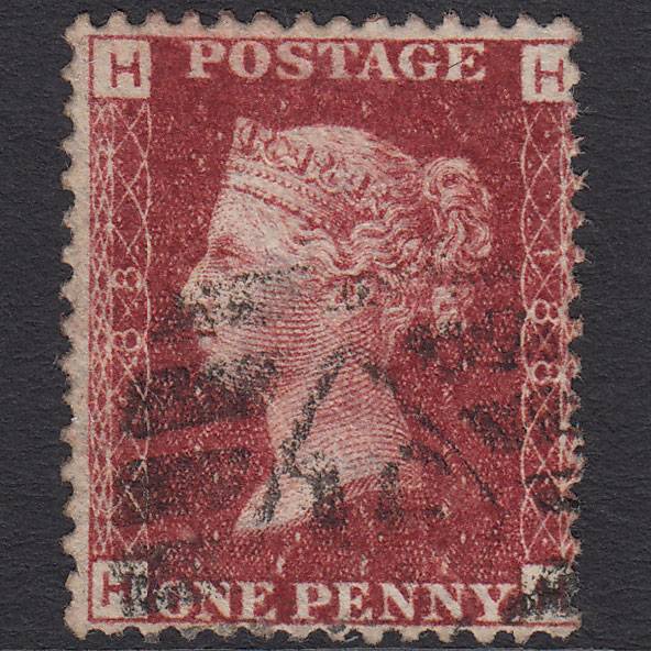 GB QV 1864 1d Lake-red (Plate 188) SG44-G1(2) HH FU London IS 16