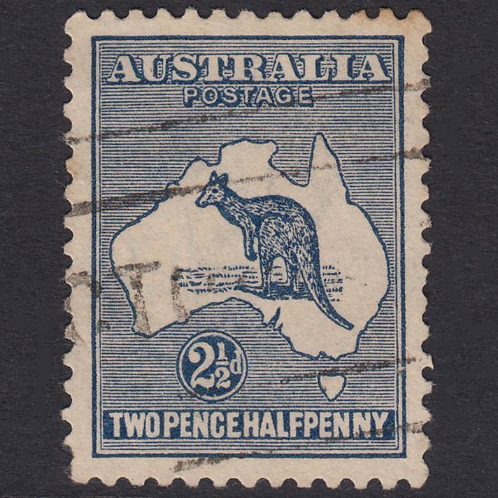 AUSTRALIA 1915 2 1/2d Indigo Kangaroo SG25 GU