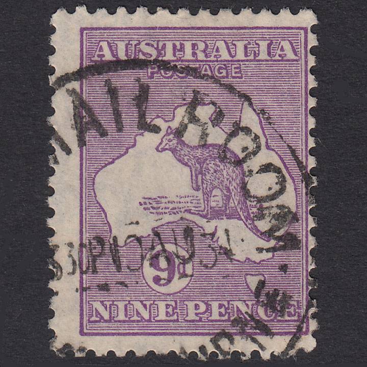 AUSTRALIA 1932 9d Violet Kangaroo SG133 FU CDS
