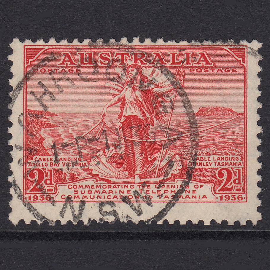 AUSTRALIA 1936 2d Scarlet SG159 FU Wahroonga CDS