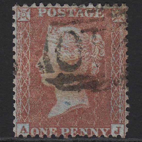 GB QV 1855 1d Brown-rose SGC6(4) AJ GU Missing Imprimatur