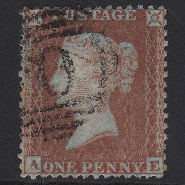 GB QV 1855 1d Red-brown (Plate 6) SG24-C3(1) AE GU Well Centred
