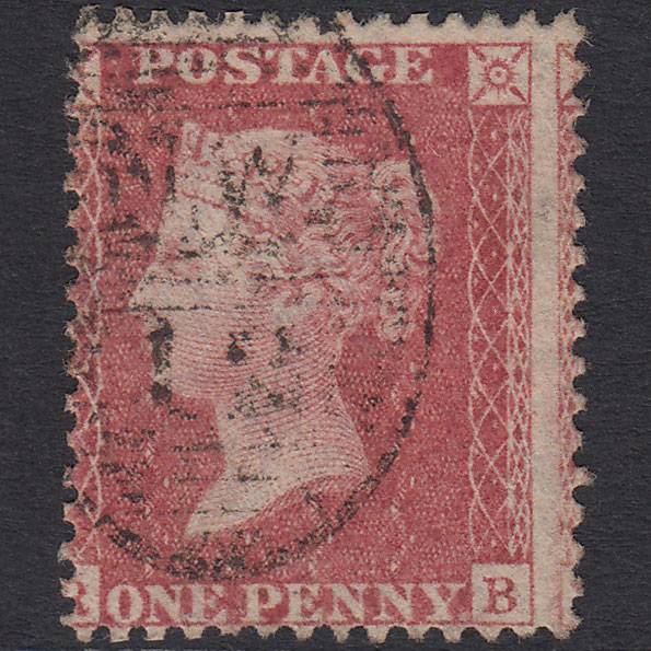 GB QV 1857 1d (Plate 36) SG40-C10(1) RB FU London D&S NW12 Large Misperf