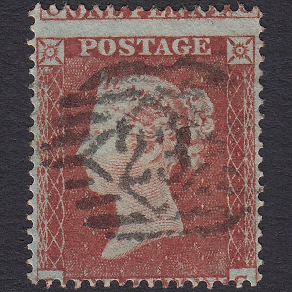 GB QV 1854 1d Red-brown (Plate 172) SG17-C1(1) DG FU Large Misperf