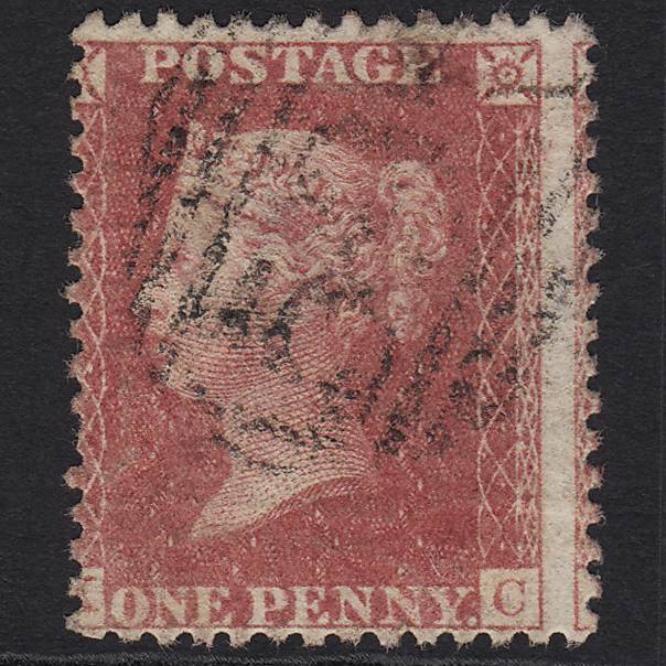 GB QV 1857 1d Rose-red (Plate 62) SG40-C10(1) KC GU