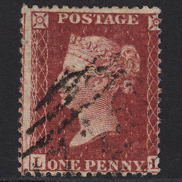 GB QV 1857 1d Deep Rose-red (Plate 59) SG41-C10(4) LL GU