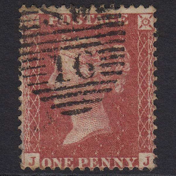 GB QV 1857 1d Rose-red (Plate 36) SG40-C10(1) JJ GU London D&S SW16