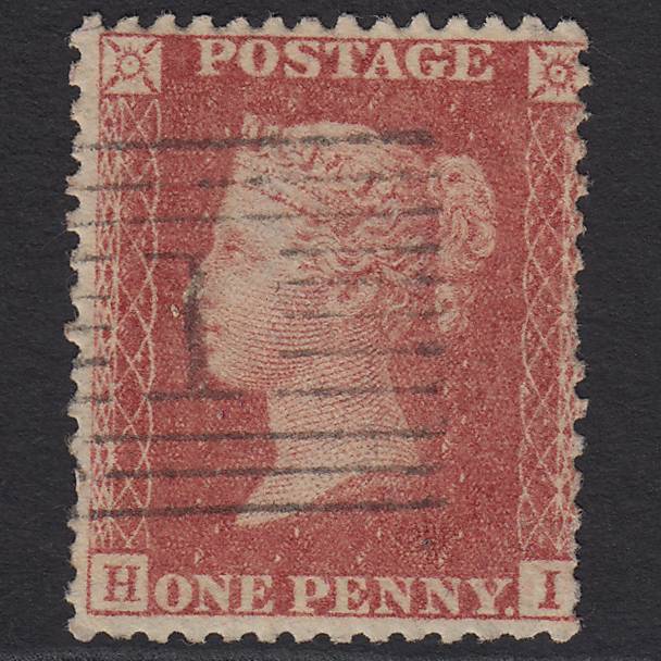 GB QV 1857 1d Rose-red (Plate 36) SG40-C10(1) HI GU Aberdeen 1