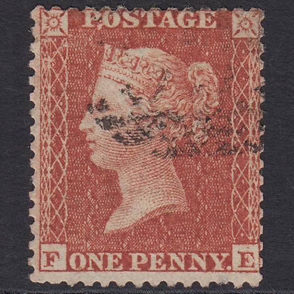 GB QV 1855 1d Red-brown (Plate 3) SG24-C3(1) FK GU