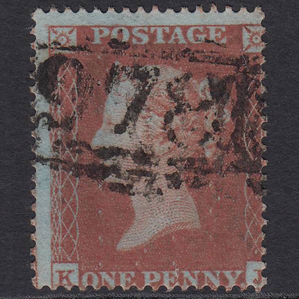 GB QV 1854 1d (Plate 181) SG17-C1(1) KJ FU Littlehampton 978 Misperf