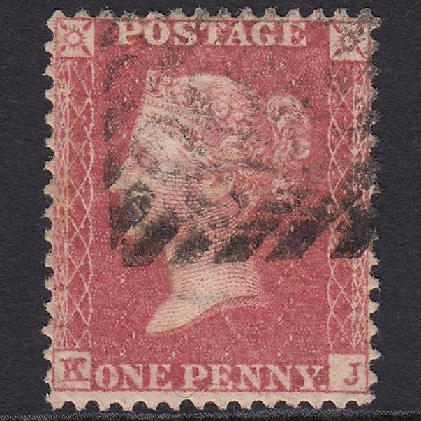 GB QV 1857 1d Rose-red (Plate 60) SG40-C10(1) KJ GU Ireland