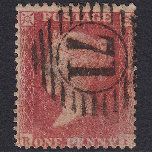 GB QV 1857 1d Rose-red (Plate 59) SG40-C10(1) RF GU London D&S 71