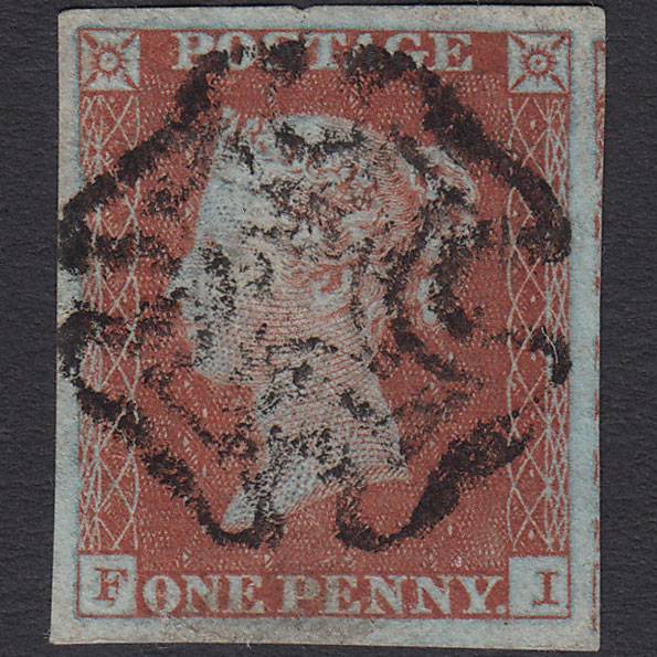 GB QV 1841 1d Red-brown (Plate 40) SG8-B1(1) FI FU 4 Good Margins MX