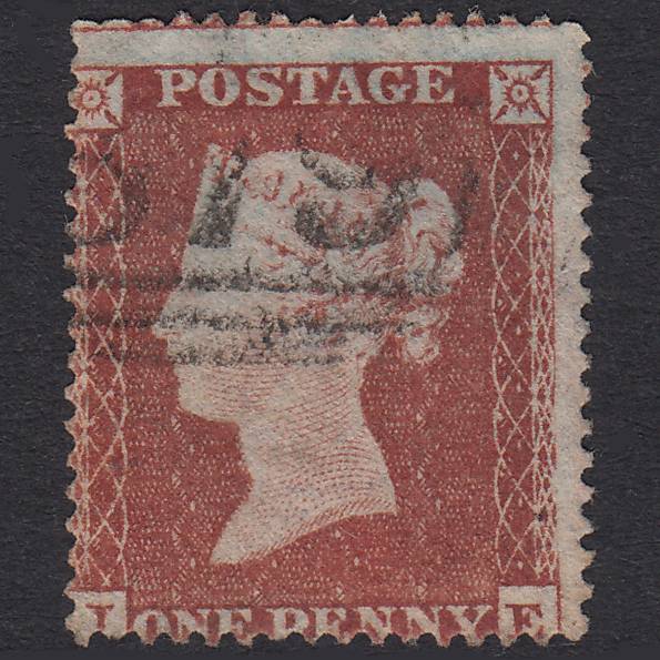 GB QV 1854 1d Red-Brown Plate 197 SG17-C1(1) IE FU