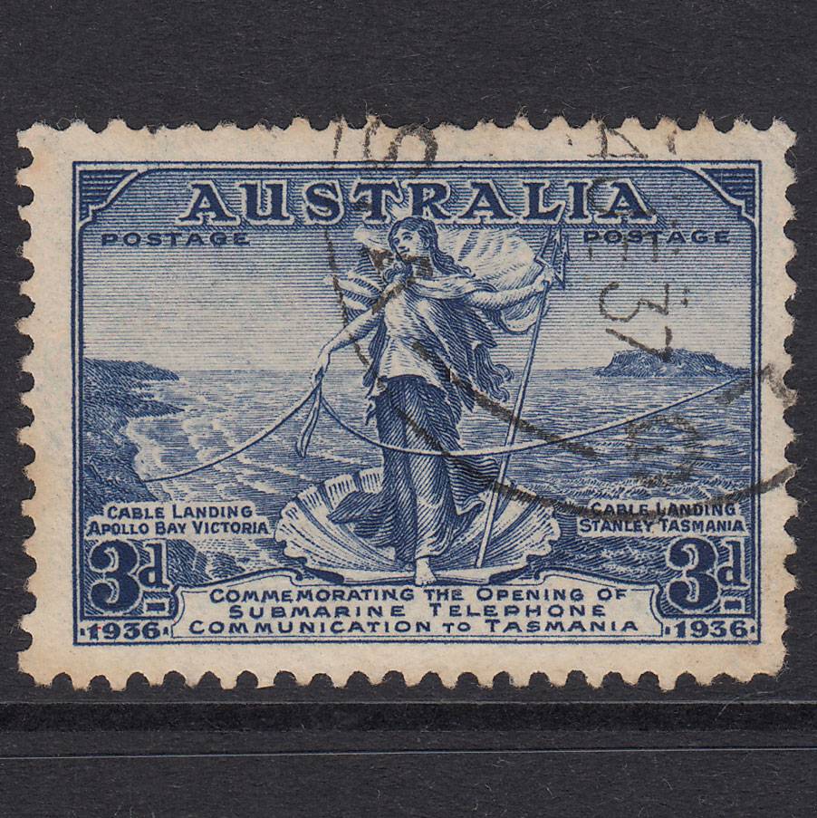 AUSTRALIA 1935 3d Blue King George V on Anzac SG157 GU CDS