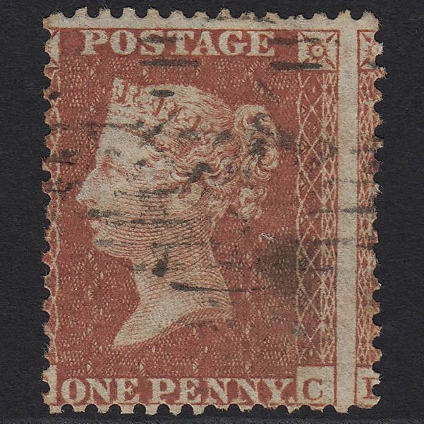 GB QV 1855 1d Red-brown (Plate 3) SG24-C3(1) BC GU