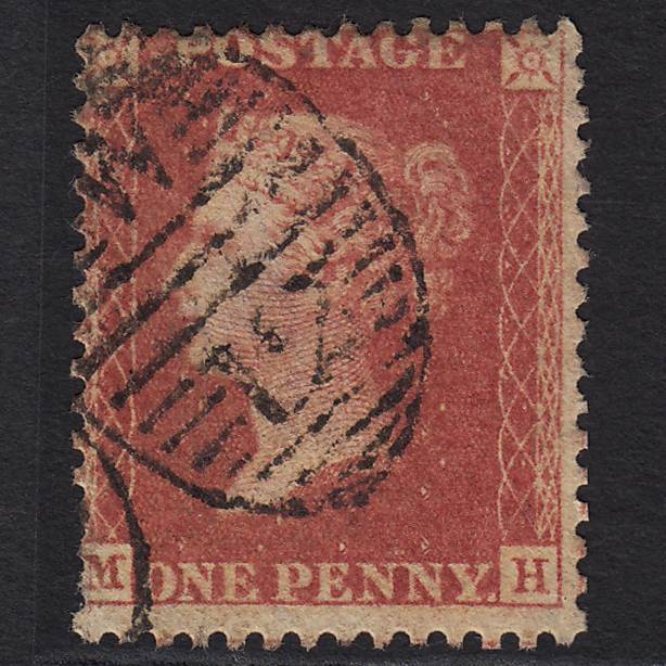 GB QV 1857 1d Rose-red (Plate 60) SG40-C10(1) MH GU London D&S W12