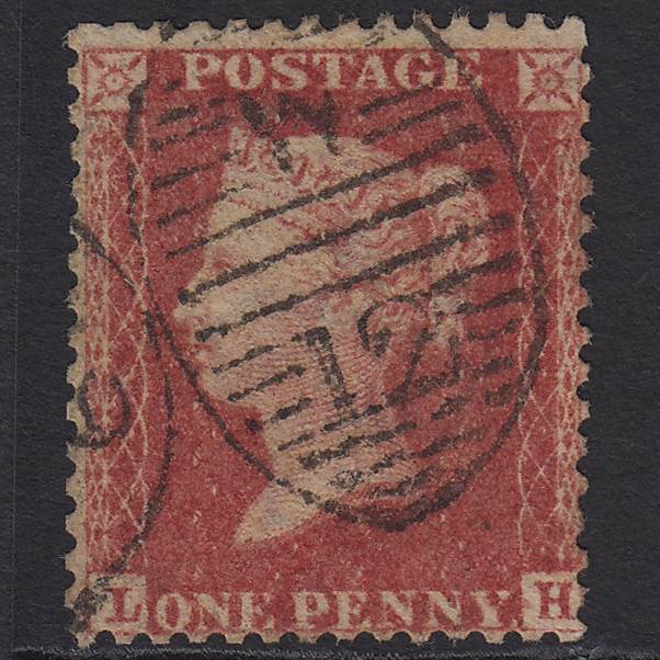 GB QV 1857 1d Rose-red (Plate 34) SG40-C10(1) LH GU London D&S W12