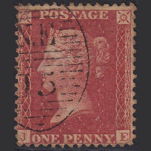 GB QV 1857 1d (Plate 62) SG40-C10(1) Constant Variety JE GU London D&S NE15