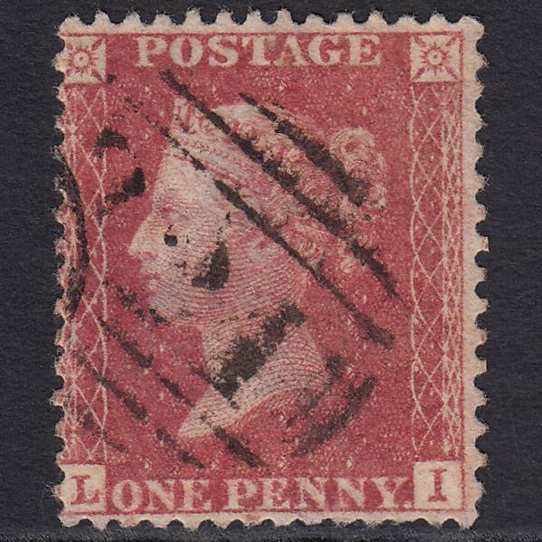 GB QV 1857 1d Rose-red (Plate 36) SG40-C10(1) LI GU