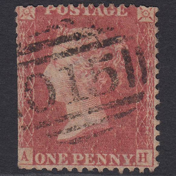 GB QV 1857 1d (Plate 58) SG40-C10(1) AH PU Miss Imprim Milford Junction 015