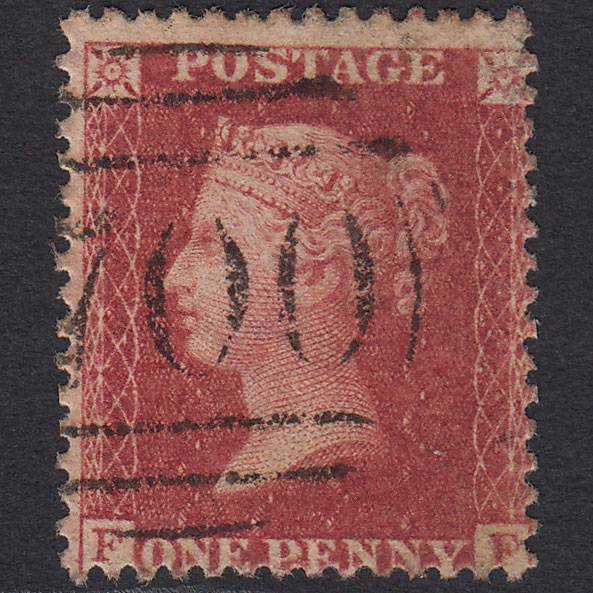 GB QV 1857 1d Rose-red (Plate 56) SG40-C10(1) FF FU Sheffield 700