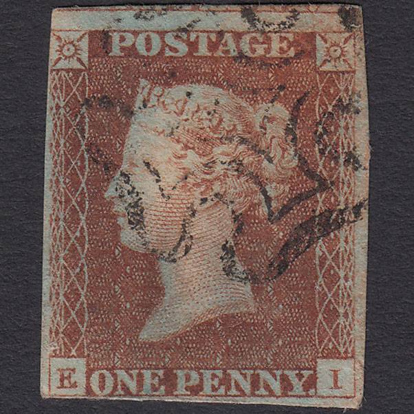 GB QV 1841 1d Red-brown Penny Black (Plate 5) SG7-A2 EI FU nr 4M MX