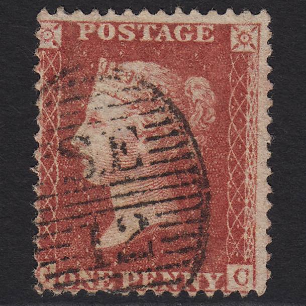 GB QV 1857 1d Rose-red (Plate 60) SG40-C10(1) GC GU London D&S SE12
