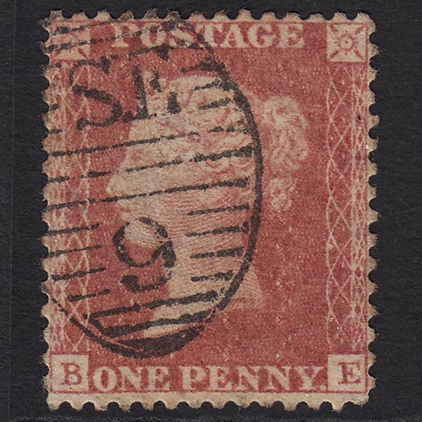 GB QV 1857 1d (Plate 63) SG40-C10(1) BE FU London D&S SE9 Well Centred