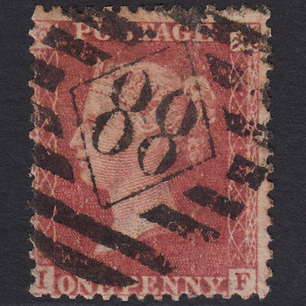 GB QV 1857 1d Rose-red (Plate 60) SG40-C10(1) IF GU London D&S 88