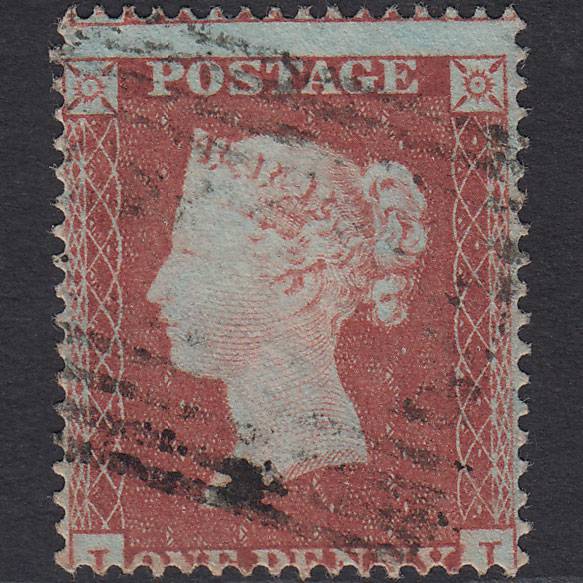 GB QV 1854 1d Red-brown (Plate 179) SG17-C1(1) JI FU Scotland Misperf