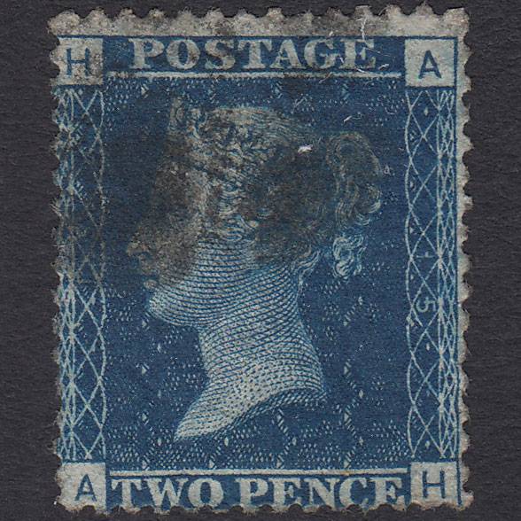 GB QV 1869 2d Blue (Plate 15) SG46-G3 AH GU
